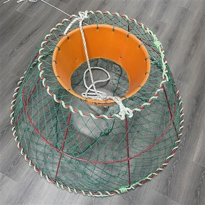 Pot à crabe commercial avec cadre en acier recouvert de plastique